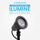 kit de 2 Espetos de Jardim LED Branco Quente 7W COB ST2878