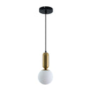 Pendente Cuica Bronze e Branco P/ E27 HL008S Bella ST2844