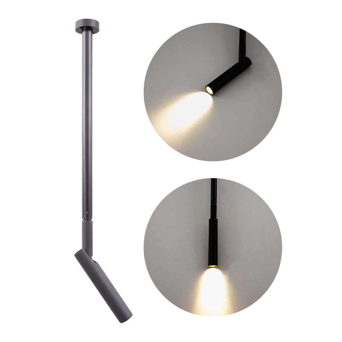【kaz_JJ】STRUM STL090-02 Luminária Espeto LED Lapiz Solo/Teto Externo 2W 2700k 24° IRC90 Opus S