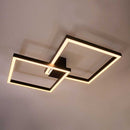 Plafon Arandela Fit Preto LED 67W Luz Direta ou Indireta 702LED3-PT ST1254