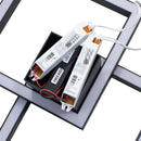 Plafon Arandela Fit Preto LED 67W Luz Direta ou Indireta 702LED3-PT ST1254
