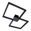 Plafon Arandela Fit Preto LED 67W Luz Direta ou Indireta 702LED3-PT ST1254