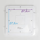 Plafon LED 24W em Metal e Acrílico Black 40x40cm ST1935