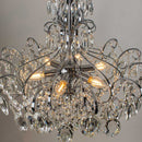 Lustre Clássico Bemmel Blend Cromado e Cristais transparentes 9306 CR CT P/ 6x E14 ST1366