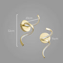 Arandela Worm Dourado LED Integrado 10W AR1426DO ST1889