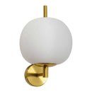 Arandela Apple Globo em Vidro Leitoso 20x25cm AR-WL31098-1 Starlux St1712