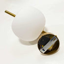 Arandela Apple Globo em Vidro Leitoso 20x25cm AR-WL31098-1 Starlux St1712