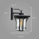 Arandela Preta Estilo Industrial AR2086-1W-BK ST1717