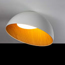 Plafon Tonia Meia Bola Lua Branco 50cm LED 36W FG007WH Starlux ST2397