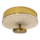 Plafon Kyara Ouro LED 6W Efeito Estrelado Com Cristais HL004-R-OU ST1775