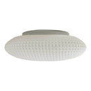 Plafon Ozzy Branco Metal E Vidro 50cm Starlux LT-002L WH St1952
