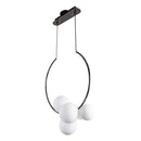 Pendente Nero Globo Vidro p/G9 Bella Iluminação Mm002 St2243
