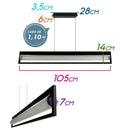 Pendente Lavínia Led 24w 2700k Céu Estrelado Cristais PBK31213 St1721