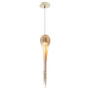 Pendente Clam Dourado em Vidro e Corrente Metálica para GU10 PD622DO ST1906