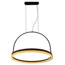 Pendente Emily Anel Preto LED Integrado 30W Ø60cm  PL31198-BK ST1756