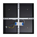 Plafon Kyara Preto Led 22w 40cm Efeito Estrelado Com Cristais HL001-Q-BK St1750