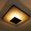 Plafon Kyara Preto Led 22w 40cm Efeito Estrelado Com Cristais HL001-Q-BK St1750