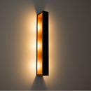 Arandela Puch Preta Led Efeito Decorativa Parede Teto 10w 50cm 5745/50-PT/CB-M St164