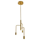 Pendente Analu Metal Bronze P/ 3 Lampadas E14 ZR023-BZ St1738-Starlux-Starlumen