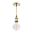 Pendente Tubo Cilindro Metal Soquete E27 Cordão DS2340 St1374-Bronze