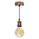 Pendente Tubo Cilindro Metal Soquete E27 Cordão DS2341 St1374-Marrom Bronze