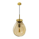 Pendente Caju Cúpula Vidro 40x52cm 1xE27 Bella Iluminação RZ001L St1882