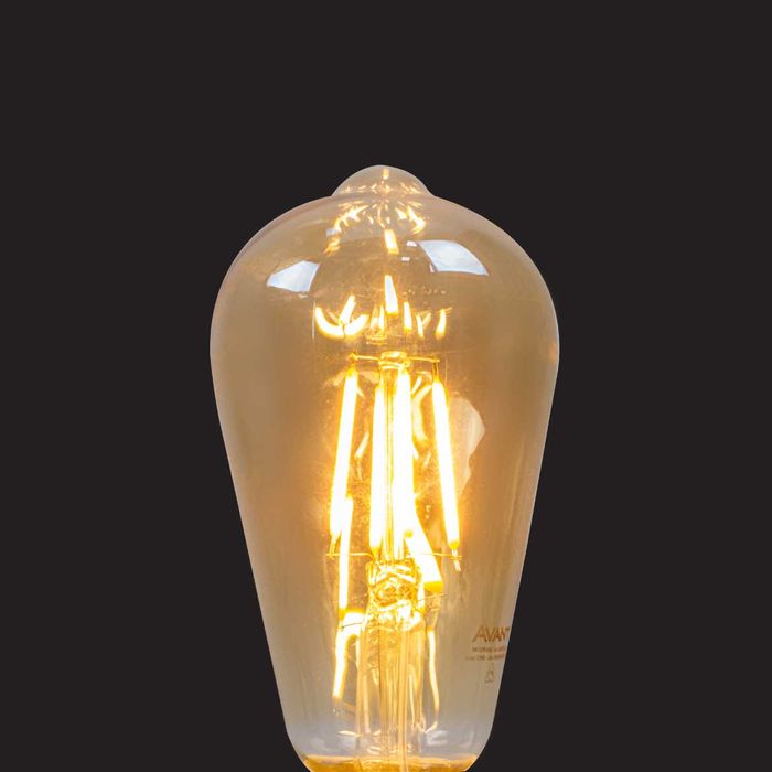 Lâmpada Filamento LED Pera ST64 Thomas Edison 4W 2200K ST1985