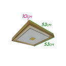 Plafon Zeus Ouro LED 26W 53cm Efeito Estrelado C/ Cristais SU30959-26W ST1749