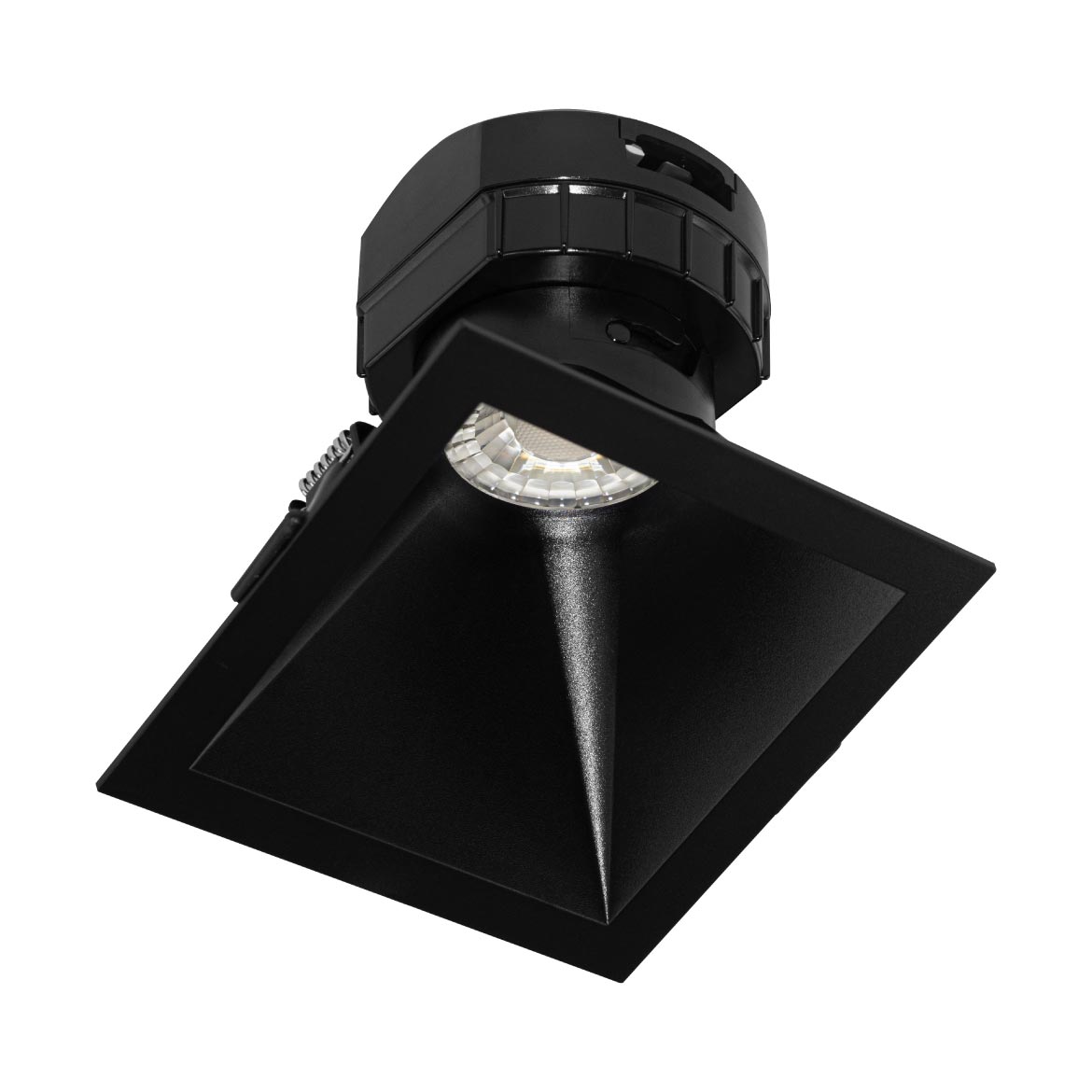 Spot-Embutir-Angular-Preto-8W-