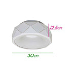 Plafon Otto Branco Led 16w Redondo 30cm WCR1540-30WH St1715