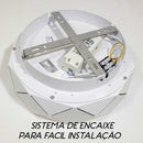 Plafon Otto Branco Led 16w Redondo 30cm WCR1540-30WH St1715