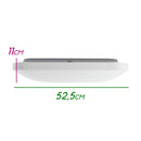 Plafon Enzo Branco Quadrado P/ 4 E27 52,5 cm Starlux ZR074-L-WH St1896