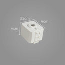 Adaptador Conector de Trilho Eletrificado Branco para Pendentes ST2291