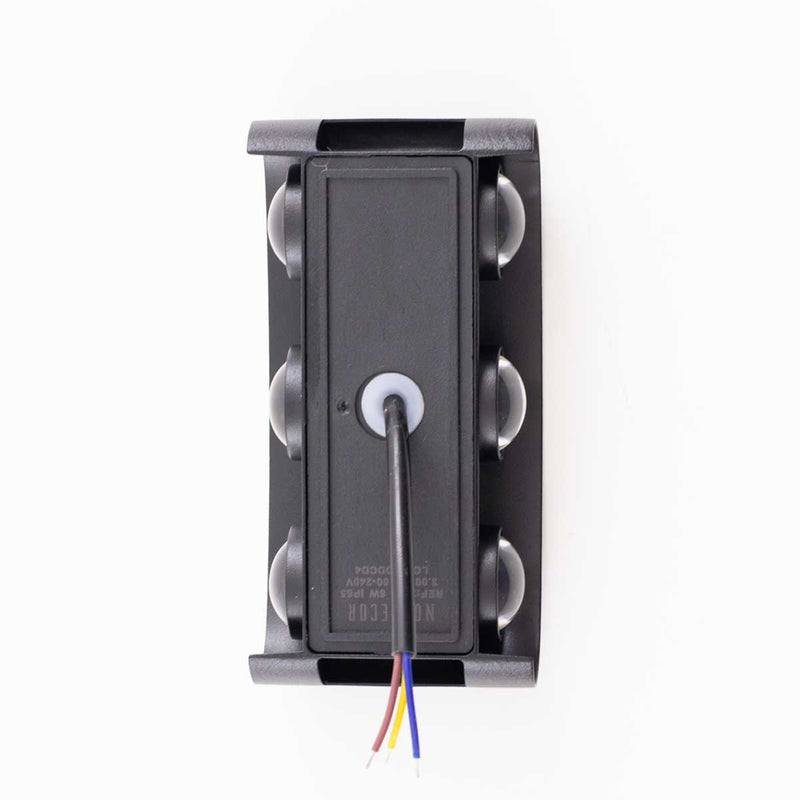 Arandela LED Yori 6W de Parede Muro Externa Luz Quente 48° 2705 Nordecor ST3127
