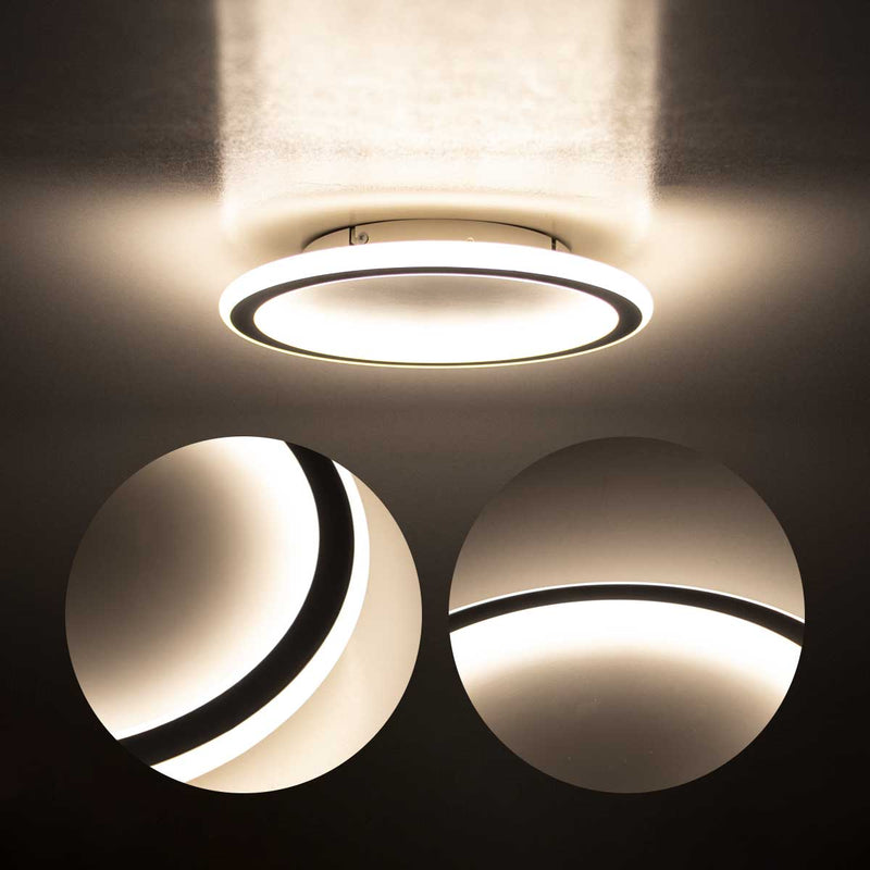 Plafon Embutir LED Slin 40cm Branco LED 38W Multicor PZ-1058/400Y ST3138