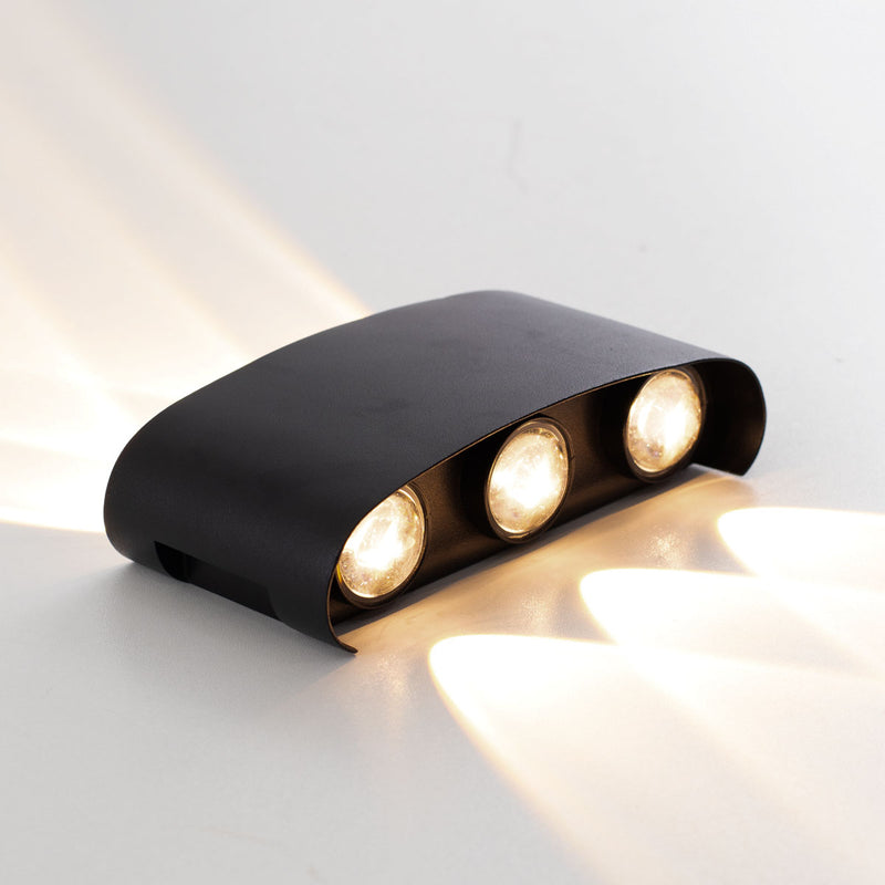 Arandela LED Yori 6W de Parede Muro Externa Luz Quente 48° 2705 Nordecor ST3127