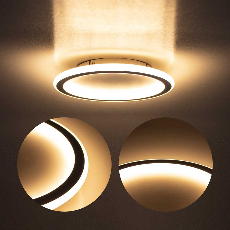 Plafon Embutir LED Slin 40cm Branco LED 38W Multicor PZ-1058/400Y ST3138