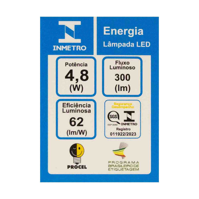 Lâmpada LED GU10 AR70 4,8W 12º IRC95 Nordecor ST2278