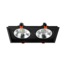 Spot Luminária Teto Retangular Embutir Loyo p/ 2xAR111 Nordecor ST3235-Nordecor-Starlumen