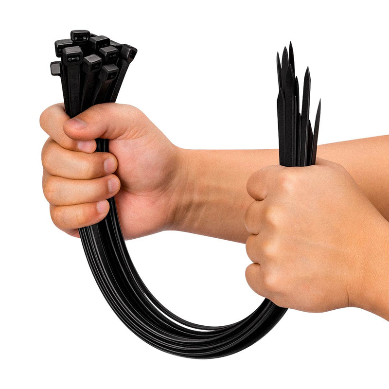 Fita hellerman Abraçadeira Enforca Gato de Nylon 400x4,8mm 22Kg DS0078 - 100 peças