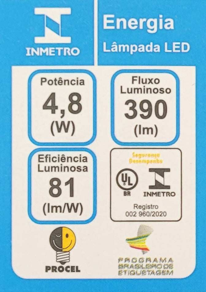 Lâmpada LED Dicróica GU10 MR16 4,8W Save Energy ST2022