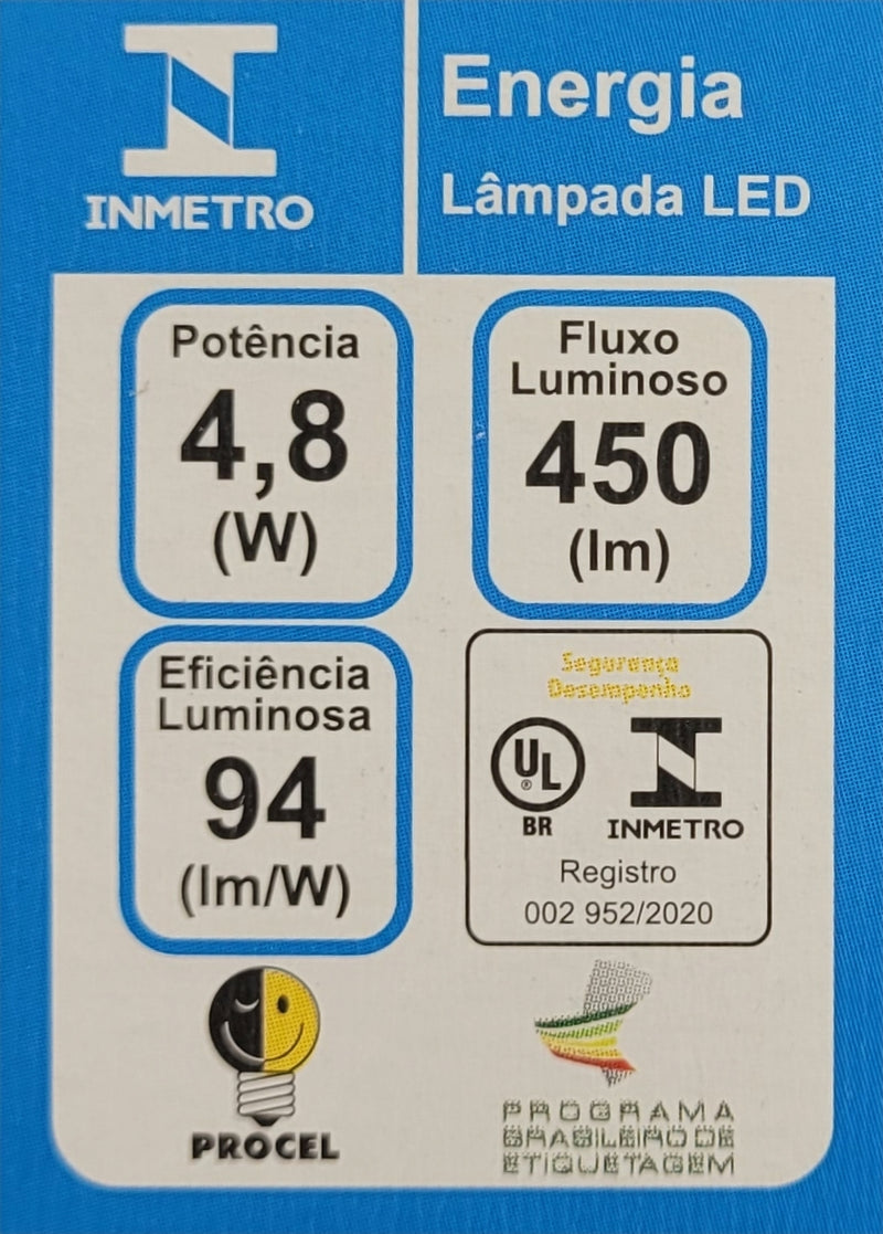 Lâmpada LED E27 PAR20 4,8W IP65 Save Energy ST2839