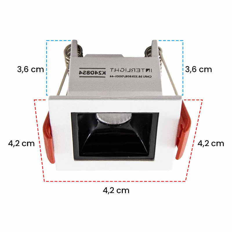 Spot LED Embutir Picco 3W 2700K IRC90 4991 ST3228