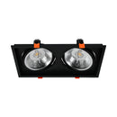 Spot Luminária Teto Retangular Embutir Loyo p/ 2xAR111 Nordecor ST3235-Nordecor-Starlumen