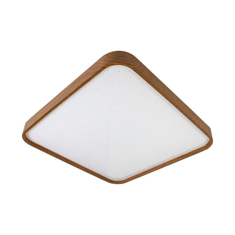 Plafon em Metal e Acrílico Amadeirado Timber 40cm LED 24W ST1936