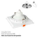 Spot Luminária de Teto Quadrado Embutir Loyo p/ LED AR70 Nordecor ST3235-Nordecor-Starlumen