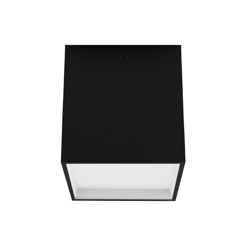 Spot Luminária LED Sobrepor 12W Luz Quente IRC90 Moderno Delis ST3257 - Preto