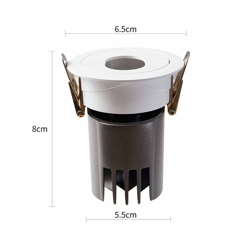 Spot LED de Embutir Mayn Redondo 7W 2700K IRC97 Nordecor ST3218