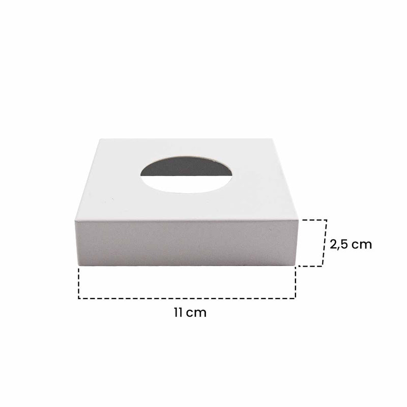 Spot Semi Embutido Quadrado p/ MR16 GU10 Starlumen ST3148