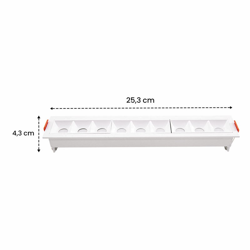 Spot LED Embutir Picco 21W 2700K IRC90 Branco 4899 ST3228